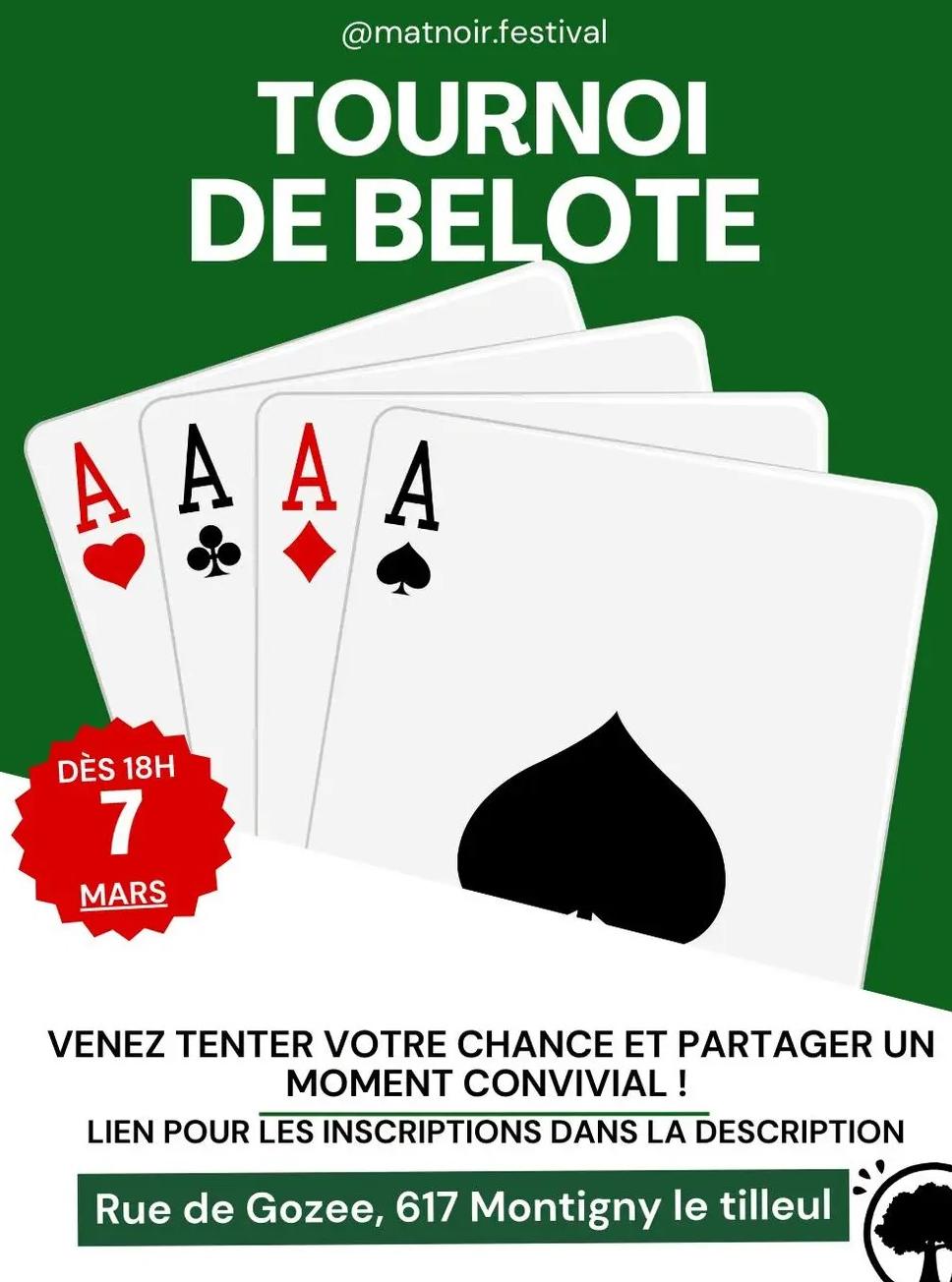 Tournoi belote