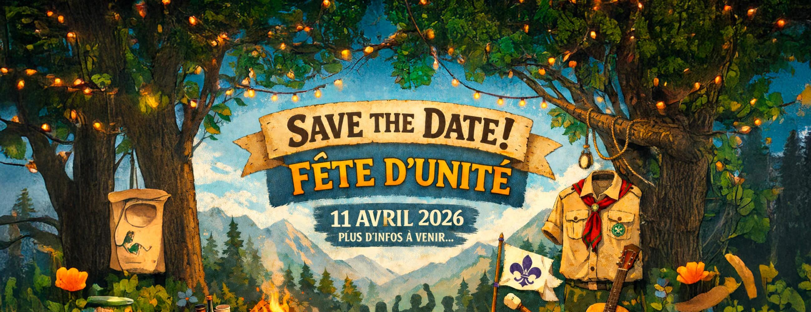 Fête d’unité 11/04/2026 – Save the date !